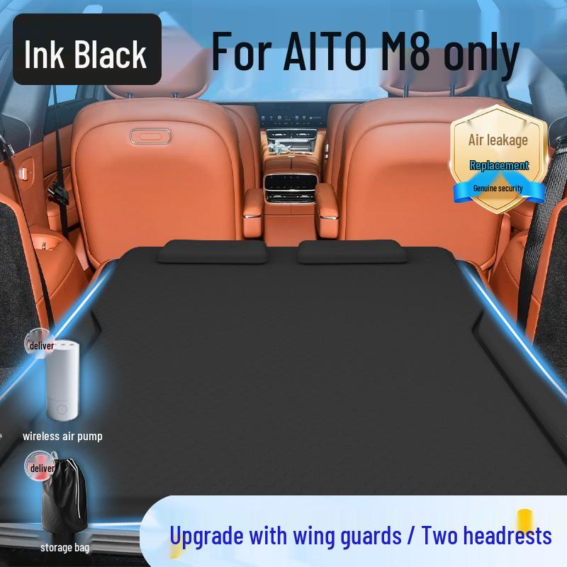 AITO M8 Autobett: Aufblasbare Fünf-Sitzer-Schlafmatte für die hintere und dritte Sitzreihe von Huawei