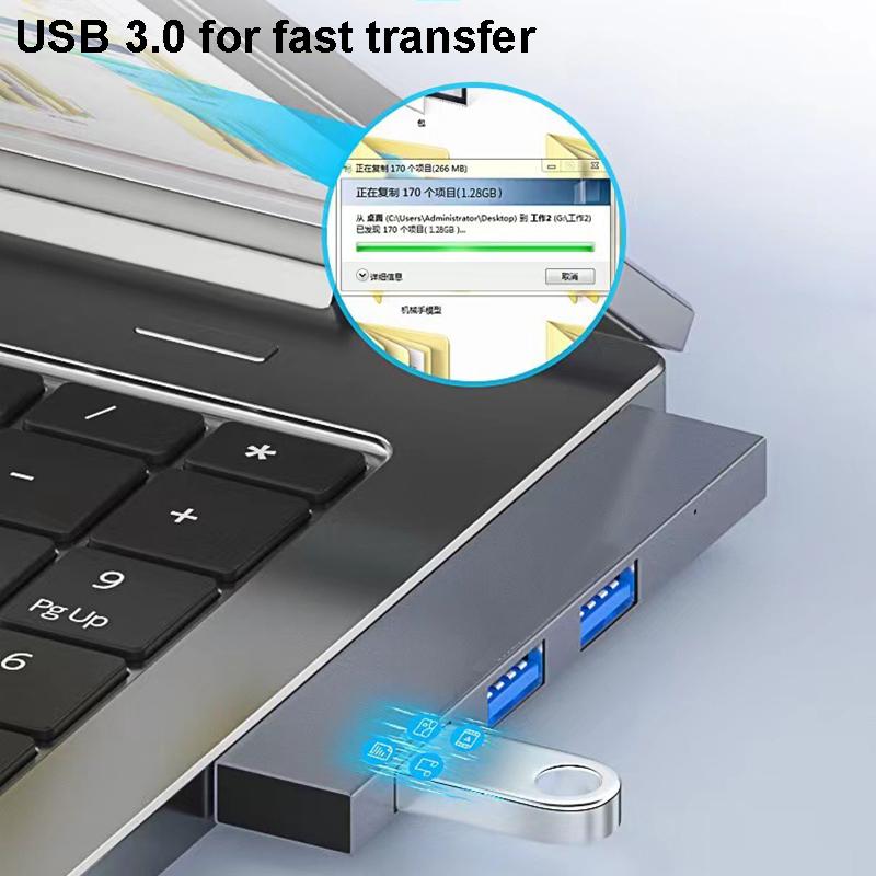 USB 3.0 HUB USB 2.0 HUB USB C HUB Type C HUB Multi USB Splitter Adapter OTG 5Gbps High Speed Multiport HUB For PC Laptop Macbook