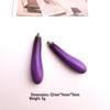 Miniature Vegetable Resin Accessories: Carrot & Pepper for DIY Hair Accessories, Keychains, and Ornaments
