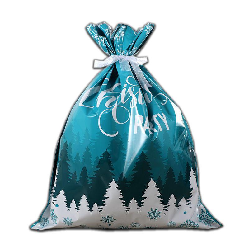 Adorable Large Christmas Gift Bag Set With Ribbon Perfect For Holiday Candy Storage And Wrapping Needs