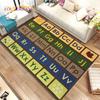 ABC Cartoon Kids Sala giochi Alfabeto Bambini che gattonano Tappeto per la prima educazione, tappeto per soggiorno, camera da letto, divano, tappetino antiscivolo