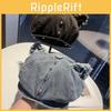 Fashionable Cotton Beret Hat With Rivet Accents For Daily Wear And Outdoor Activities