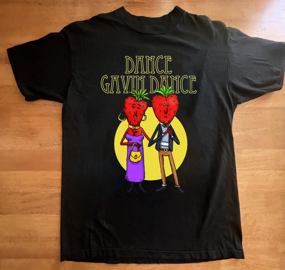 Dance Gavin Dance Strawberry Band Short Sleeve Size S-5XL Shirt Unisex Unisex T-Shirt M