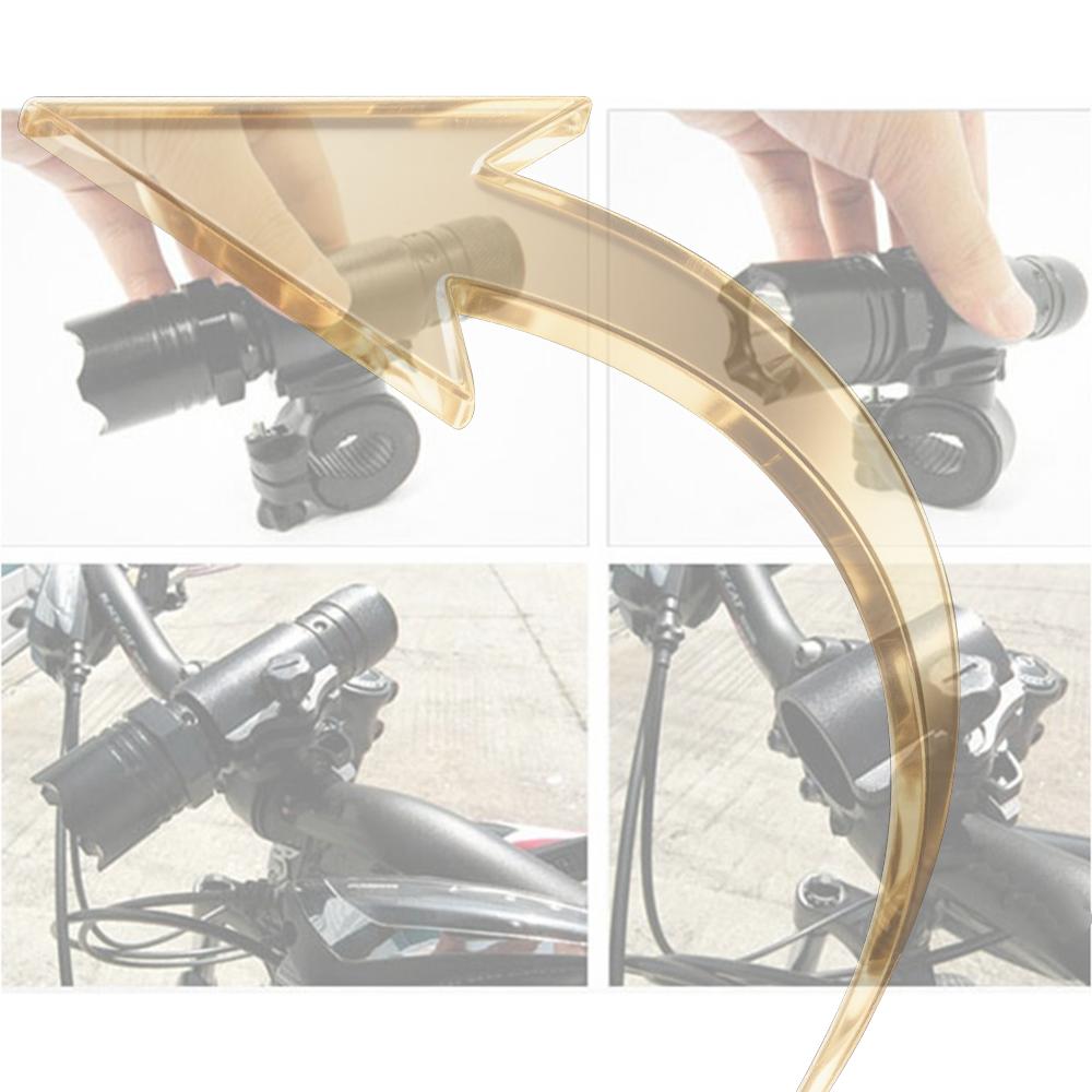 Bike Flashlight Holder Universal Bicycle Mounting Bracket Flashlight Holder Headlight Holder Clip Clamp for Mountain Bike China Mainland
