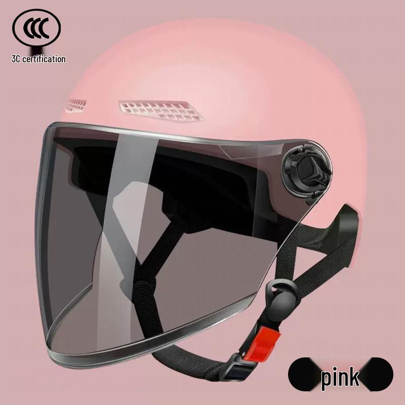 Universal 3C Certified Electric Bicycle Helmet with Sun Visor for Adults & Children - All-Season Safety Helmet for Men, Women & Scooter Riders