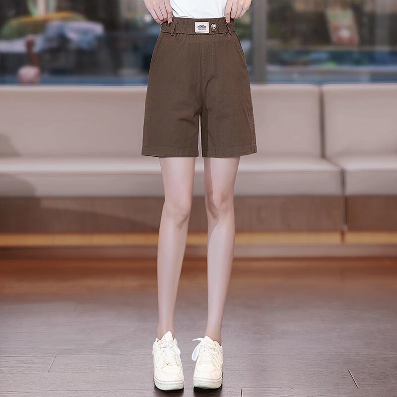 Women's High-Waist Wide-Leg Casual Shorts