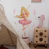 Ballet Princess Dancing In Music, Home Girl Bedroom Beautification Wall Stickers