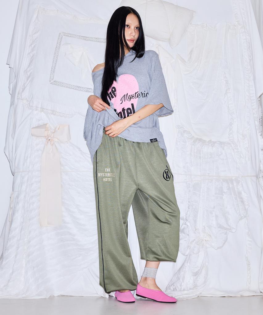 Miseutelieoseuhotel H Track Jersey Wide Pt [Khaki]
