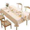 Waterproof Oil-Resistant Heatproof PVC Tablecloth Dining Table Coffee Long Rectangle Easy Clean Modern Minimalist