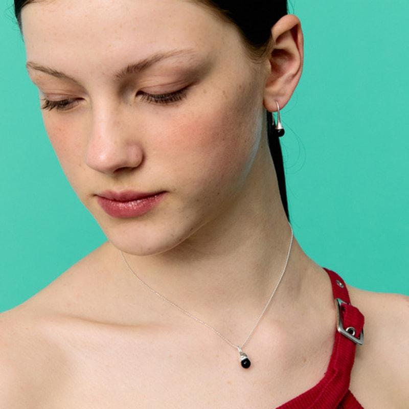 VINTAGE HOLLYWOOD [925 Silver] Breeze Bell Necklace_VH2536NE002M