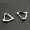 Cute Heart Girls Hoop Earrings Jewelry Lady Fashion 925 Sterling Silver Earring for Women Party Accessories Female Bijou