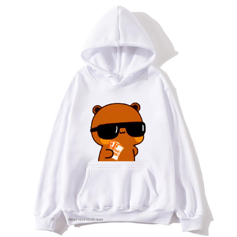 Mikina pro pár Bubu a Dudu - PANDA BEAR Love 2023 Rich Lovers Grafické mikiny Pánské Woemn Panda Bear Clothes Kawaii Pullover