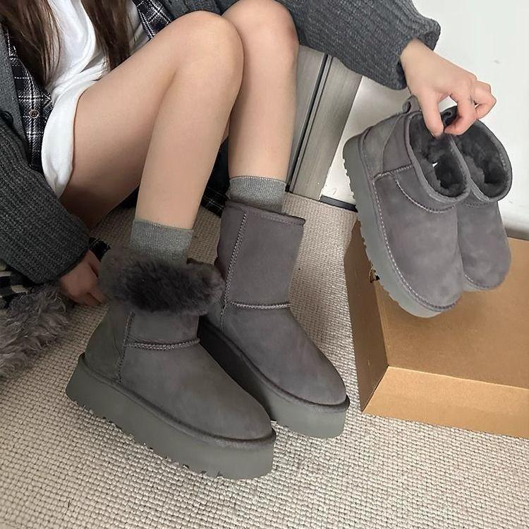 

Женские зимние легкие теплые дутые сноубутсы на толстой подошве, нескользящие, износостойкие, повседневные кроссовки, хлопковые ботинки 40