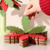 Tree Coasters Space-Saving Tree Coasters Anti-Slip Heat-Resistant Silicone Mats For Dining Counter Dish Cookware Tree Trivet