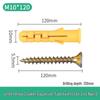 Little Yellow Croaker M6 Expansion Screw & Tube Set with Self-Tapping Screws, Wall Nails, Rubber Plugs, and Clips (6, 8, 10mm)