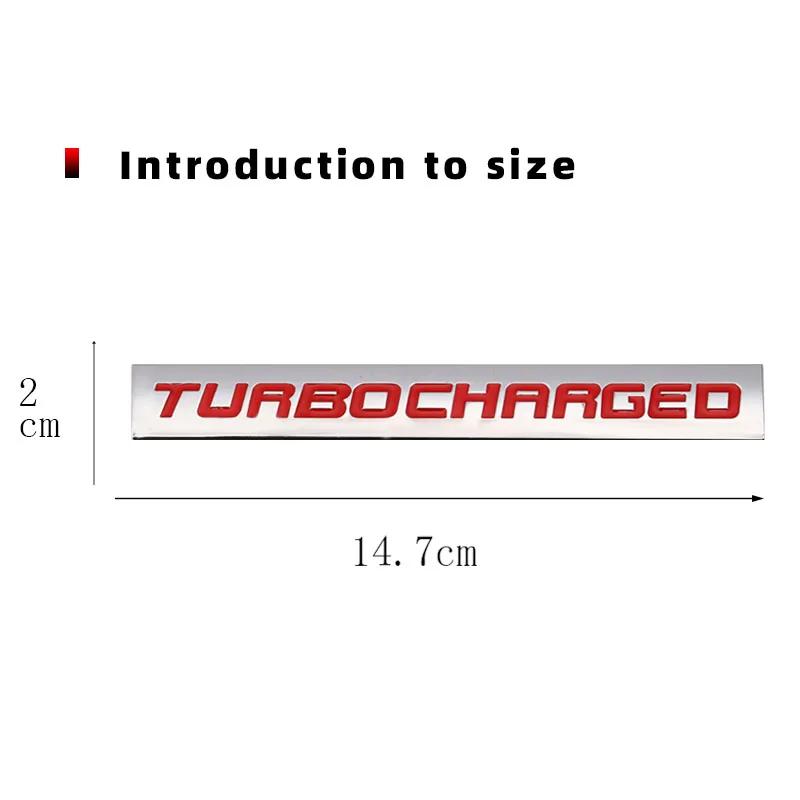 Car Sticker Twin Turbo Diesel Supercharged Turbocharged Logo Metal Emblem Badge Decal for BMW Audi Honda Toyota Jeep Ford Nissan