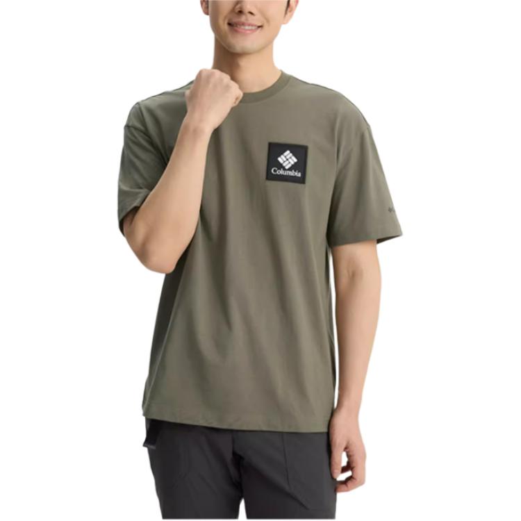 Columbia SS25 T Shirt Men's Dark Green XE9502-397