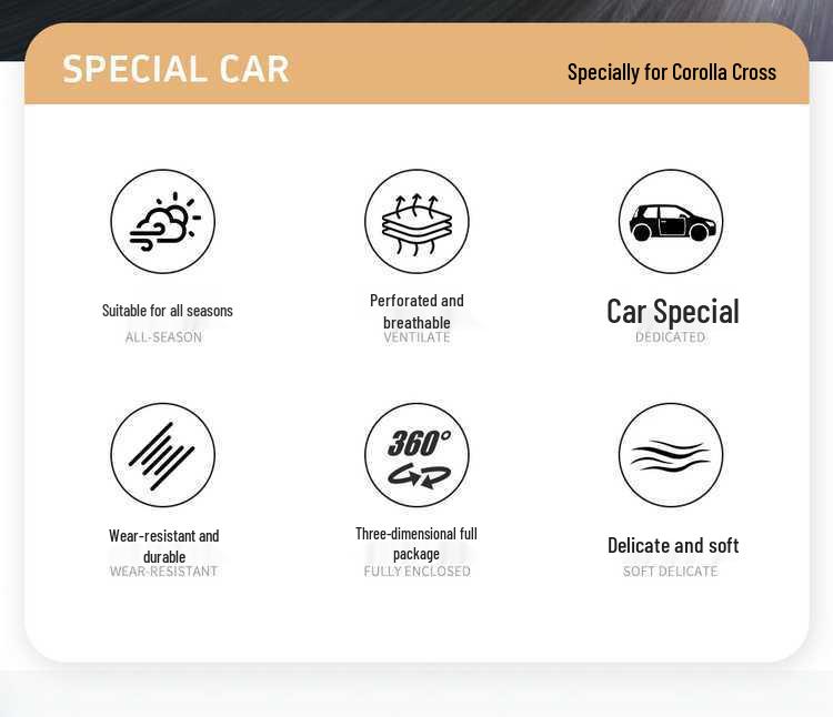 Toyota Corolla Rui Fang Spezielles Sitzkissen - Vier Jahreszeiten Perforierte Universelle Vollabdeckung Sitzbezug (26 Modelle)