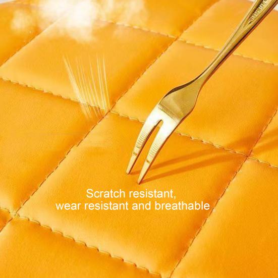 Yousheng Low Rolling Stool with 360 Degrees Swivel Wheels Faux Leather Cushion Roller Seat Heavy Duty Rotating Mini Chair Seating Stool