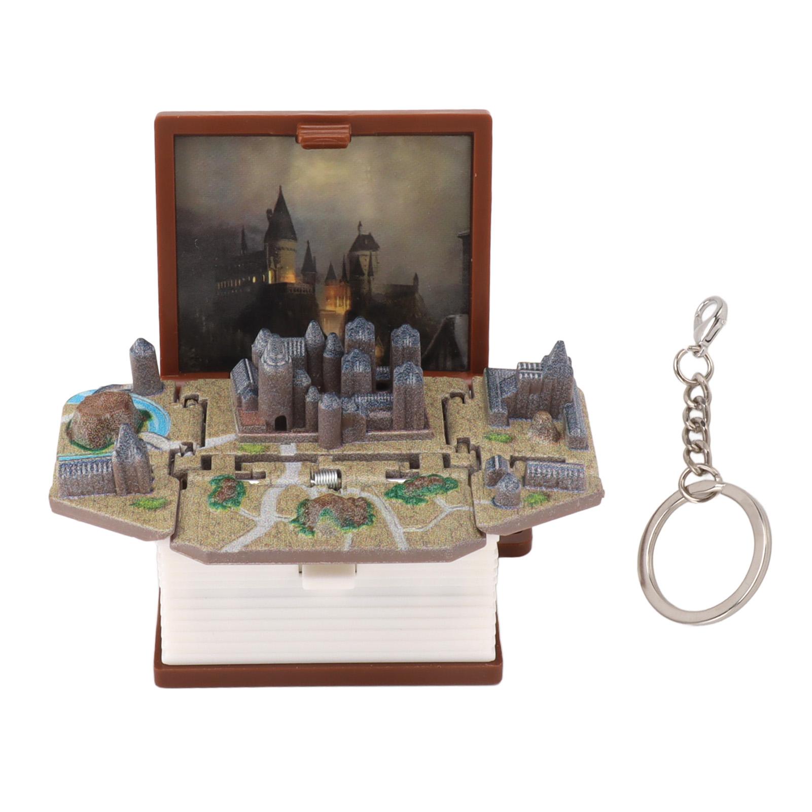 

Динозавр складной 3D стерео книга брелок мини складной 3D книга брелок для украшения