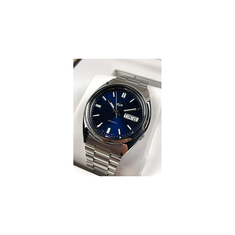 Seiko SEIKO5 Automatic Mechanical Watch Navy Dial Men's Wristwatch SNXS77K1