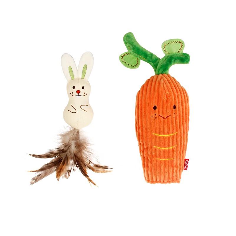 

Guiwei Plush Feather Crinkle Cat Chew Toy