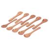 10pcs Wooden Spoon Children s Tableware Mini Round Seasoning Spoon with Long Handle for Kitchen5.1x1.2in