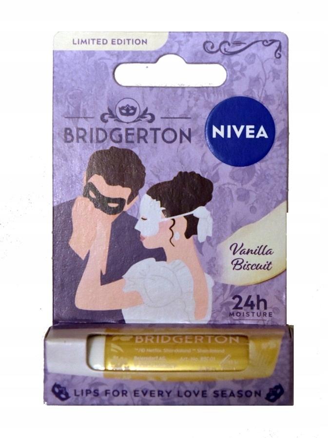 Nivea Bridgerton Sophie & Benedict Lippenstift, Vanilla Biscuit 4.8 8 g