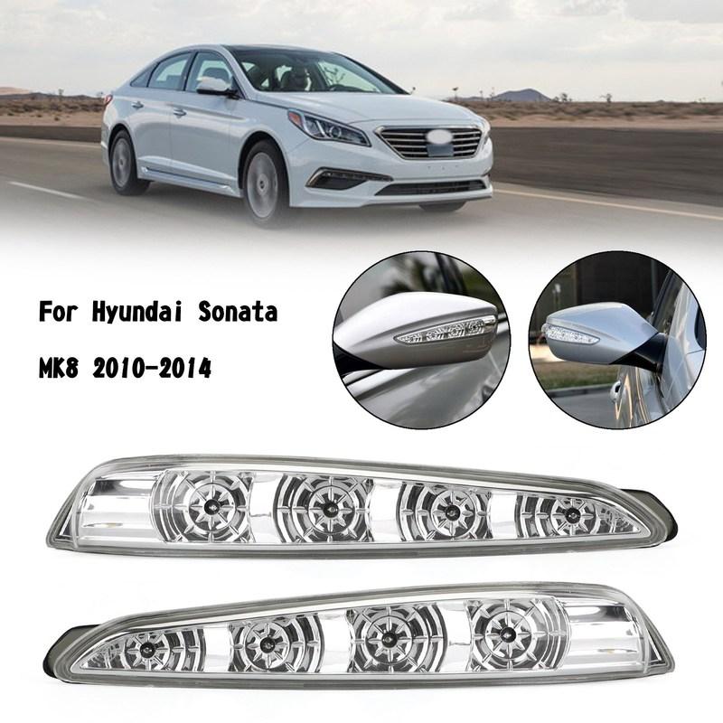 Artudatech Side Mirror Lamp Turn Signal Light Pair For Hyundai Sonata MK8 2011 2012 2013 2014 2015