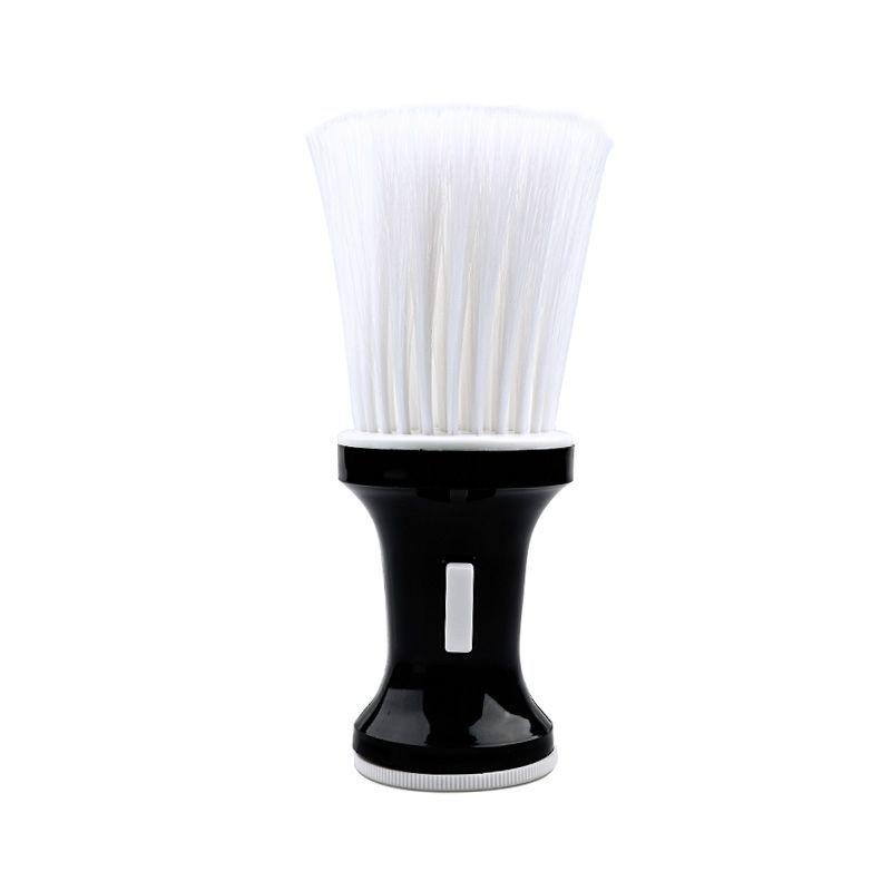 Soft Bristle Neck & Hair Duster Brush with Talcum Powder for Barber Shops & Beauty Salons