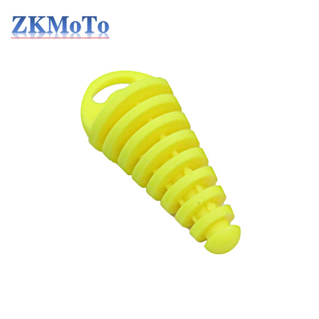 Wash Plug Exhaust Pipe Tailpipe PVC Exhaust Wash Plug Pipe Protector For Honda Kawasaki KTM Suzuki Yamaha Motorcycle Universal