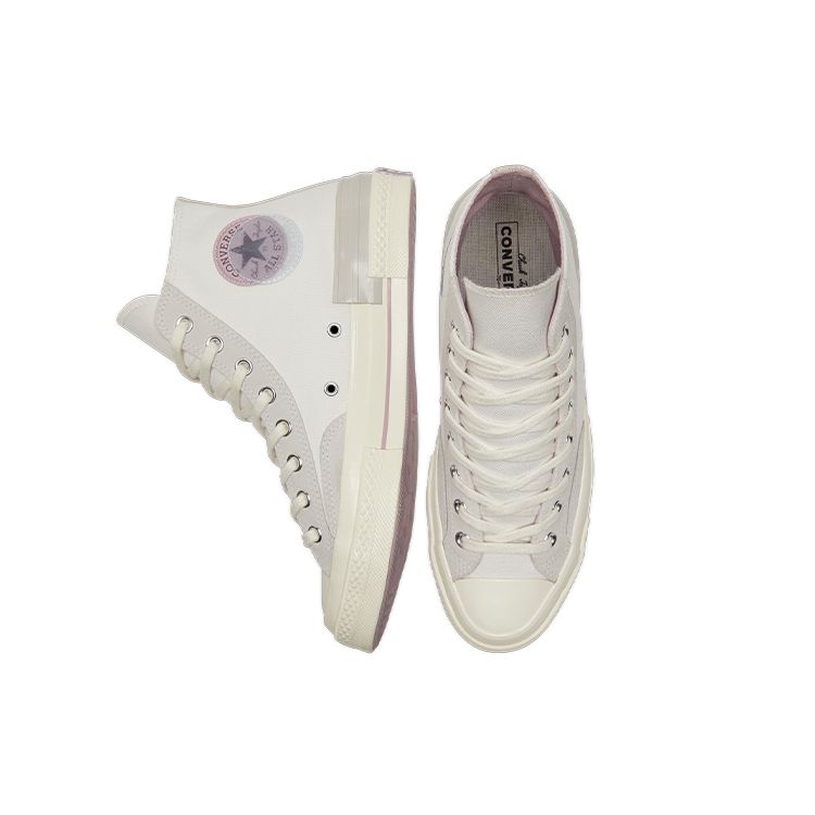 Converse 1970s Chuck Taylor All Star High Top Canvas Shoes Unisex Sneakers Light-Gray 173101C
