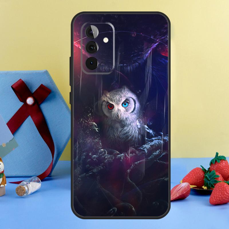 Animal Owl Case For Samsung Galaxy A26 A16 A36 A56 A15 A35 A55 A14 A34 A54 A12 A32 A52 A13 A33 A53 A17