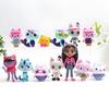 13 Stück Gabi Puppenhaus Party Anime Zubehör Handgefertigt Puppenhaus Kinderspielzeug Katzenpuppe PVC Modell Ornament Geburtstagsgeschenk