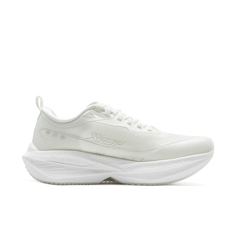 Xtep One-Piece Molding 2nd Generation Sports Test Fabric Non-Slip Wear-Resistant Low-Top Running Shoes Women sneaker Silver 876318110074-12