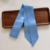 4.5x100cm Long Skinny Hair Scarf Women Imitation Silk Satin Headband Cute Neckerchief Solid Colors Ladies Bag Scarves