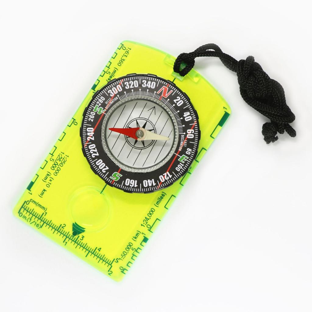 Outdoor Camping Directional Cross-country Race Hiking Special Compass Baseplate Ruler Map Scale Compass Night Boy Gift Tool