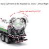 1:50 Dust Suppression Spray Sanitation Car Model Toy Alloy Die-cast Pull Back Light Sound Engineering Vehicle Children's Toys