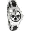 Salvatore Marra Men's Chronograph Watch SM23105-SSWHBK (Silver/White/Black)