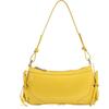 Women Solid Color Double Bow Underarm Bag Mini Square Shoulder Handbag Fashi Purse