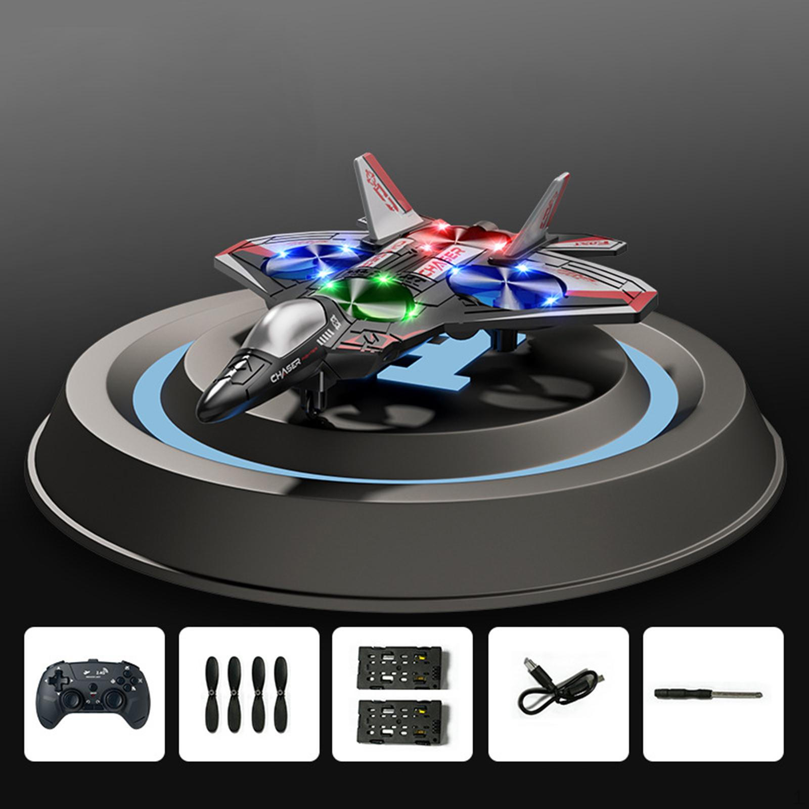 

Remote Control Airplane Aircraft Glider Fighter Model with Stable Fixed Wing And Auto Hover червоний