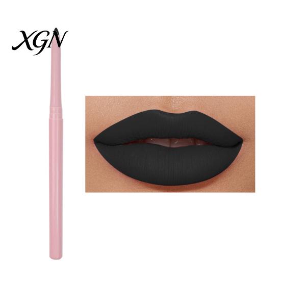 Anti Sweat Lip Pencil Retractable Liner for Women, Long Lasting Waterproof Pencil, Makeup Essential Tools Precise Shaping & Filling Defined Shape