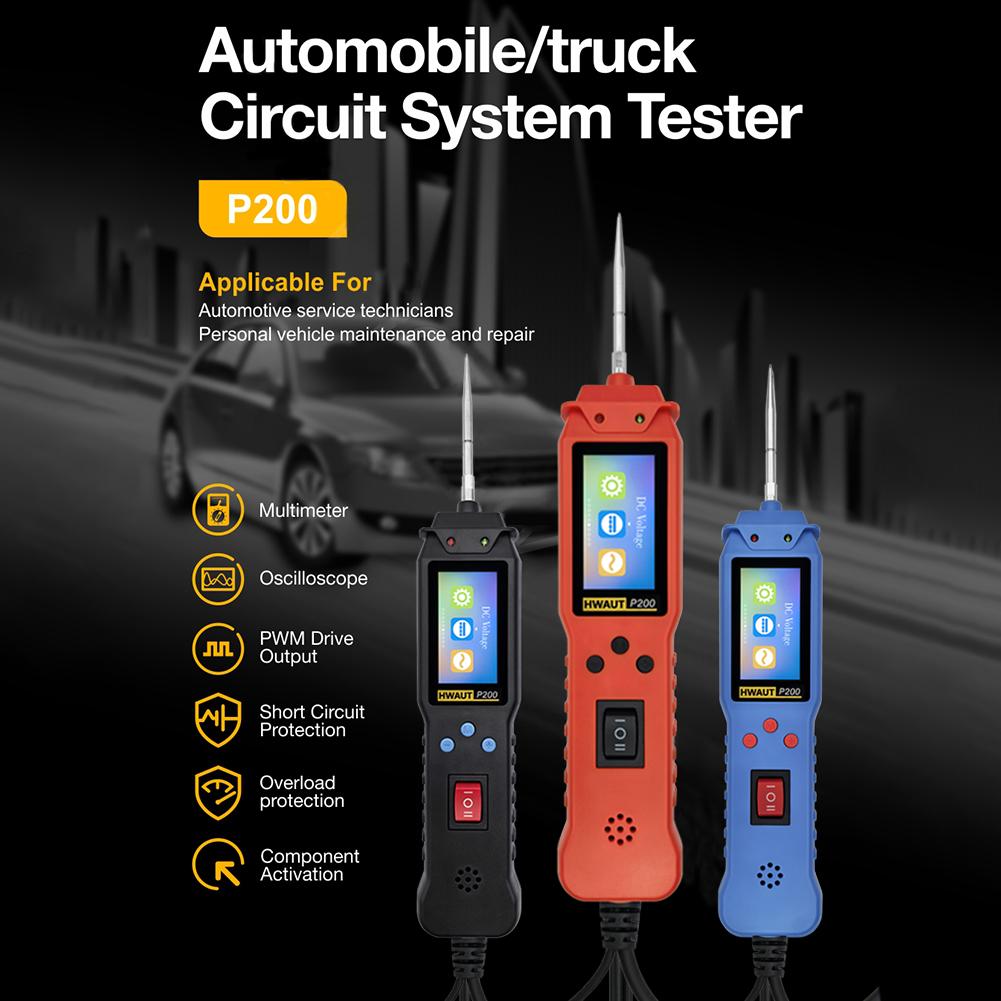 12 24V Kfz-Schaltkreisprüfer Stromkreis-Sonde Elektrischer Tester Spannungsfester Tester Stromkreis-Zündung Batterie-Scanner