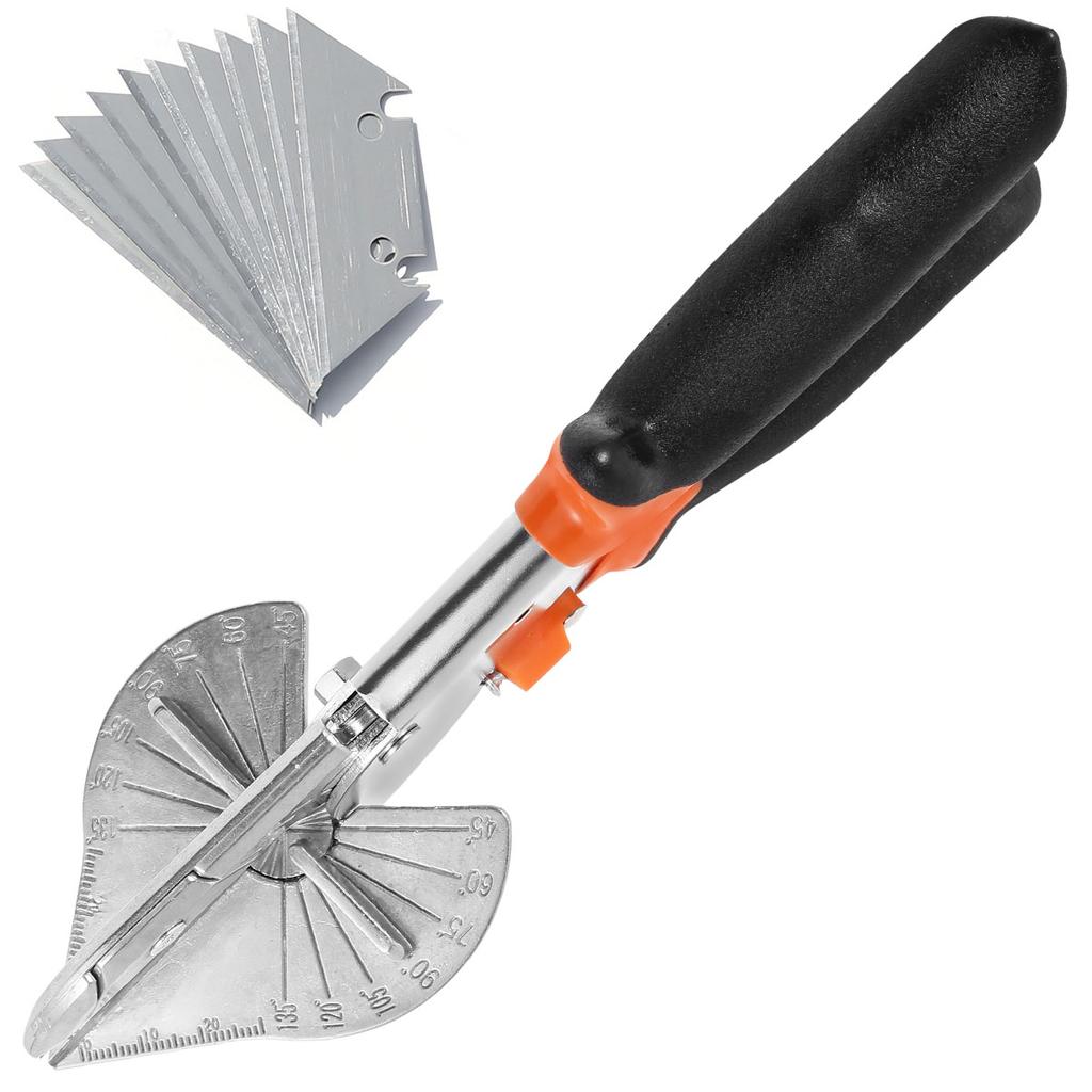 New Miter Shears Adjustable Angle Shears 45 To 135 Degree Miter Cutter Multifunctional Cutting Scissors for Wood Plastic PVC