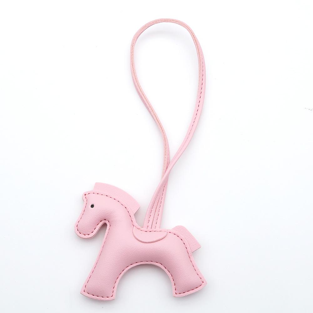 Chic Little Horse PU Leather Pendant: High-End Versatile Bag and Car Accessory