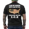 Ich mag mein Land, wie ich meinen Tee mag: voller EIS Trump auf dem Rücken T-Shirt