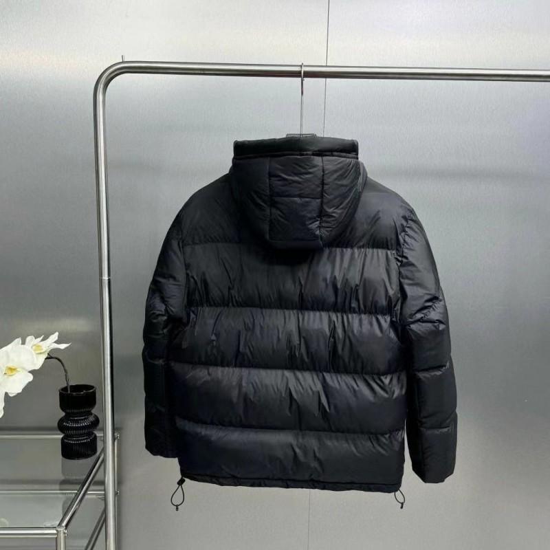 Winter Hooded Cotton Puffer Jacket Couples Warm Thick Casual Coat With Embroidery