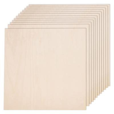 M-Modern-Basswood Board,Basswood Sheet Plywood Smooth Craft Wood Board For Laser Cutting,DIY Building Model 30X30x0.3Cm