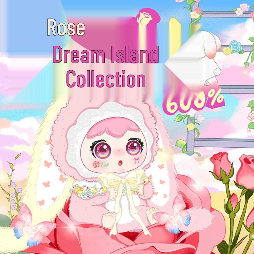 Jiimo Rose Dream Island Plush Toy Blind Box - 600 Cute Collectible Plush Figures