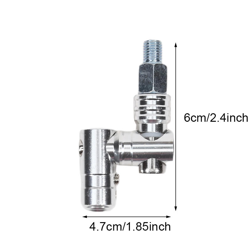 Motorcycle Rearview Mirror Holder 10mm Rotating Fixed Screw Mirror Stand Adjustable Base Modified Accessories CNC Aluminum Alloy